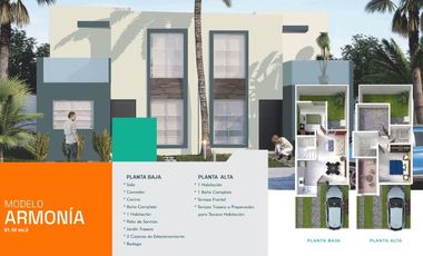 CASAS EN VENTA MODELO ARMONIA EN PRIVADA NIRAN