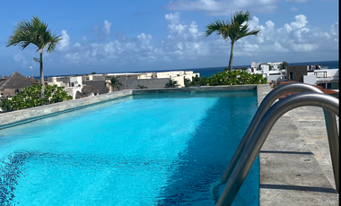 Amplio departamento de 3 cuartos en renta. A dos cuadras de la 5ta y caminando a la playa.