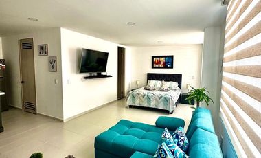 Apartaestudio en arriendo en Pinares en unidad cerrada,