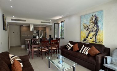 Departamento de 4 cuartos y gran terraza, con club de playa, golf. Lorena Ochoa Residences.