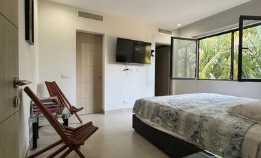 Departamento de 4 cuartos y gran terraza, con club de playa, golf. Lorena Ochoa Residences.