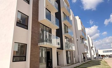 Renta deparatamento nuevo con alberca. Aura Towers, Cuautlancingo