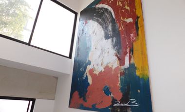 Casa en renta amueblada arbolada residencial; Cancún Q. Roo