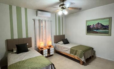 DEPARTAMENTO AMUEBLADO Y EQUIPADO EN RENTA EN MONTERREY, NUEVO LEON, ZONA FRACC FLORIDA, A 8 CUADRAS DE ITESM CAMPUS MTY, HASTA PARA 3 HUÉSPEDES, INTERNET INCLUIDO