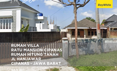 Rumah Villa - Ratu Mansion - Cipanas - 960 m² - Hitung Tanah Saja - SHM