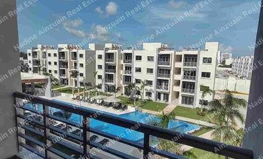 DEPARTAMENTO EN RENTA UBICADO EN RESIDENCIAL AV. HUAYACAN , LONG ISLAND  CANCÚN QUINTANA ROO. 2 RECÁMARAS, AMENIDADES, SEGURIDAD.