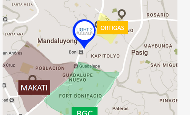 1 bedroom unit for sale in Mandaluyong. No Spot Downpayment