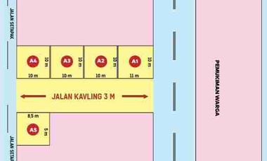 Tanah kosong kavling dekat SMK, pasar Kutasari Purbalingga