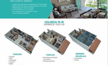 Casa nueva precio imbatible Playa del Carmen Casa - Ecológica y con opción a expansión