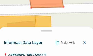 Tanah 309 Wayhitam Demang Pakjo Griya Agung Murah palembang