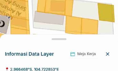 Tanah 309 Wayhitam Demang Pakjo Griya Agung Murah palembang