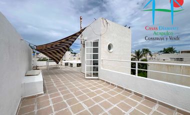 Casa en venta con 4 rec, roof garden con sala y vista a las áreas comunes