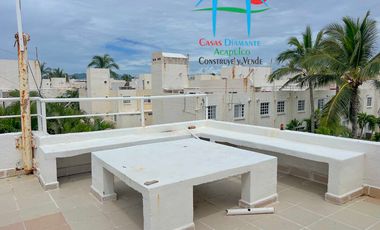 Casa en venta con 4 rec, roof garden con sala y vista a las áreas comunes