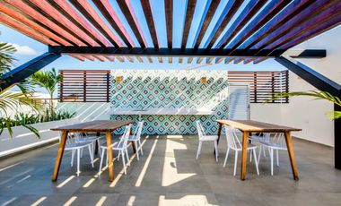 Departamento amueblado en venta en Solea Condos Playa del Carmen | A pasos de la 5ta Avenida, ideal para inversión y rentas vacacionales