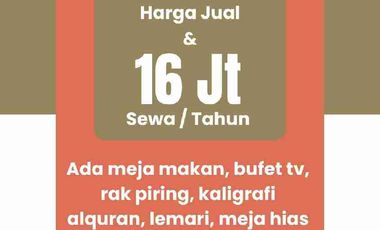 rumah disewa murah plus perabot