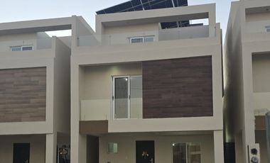 CASA NUEVA EN RENTA CON PANELES SOLARES FRACC. ALBORAN