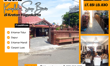 Kompleks Siap Bisnis di Kraton Yogyakarta – 4 Ruko + Rumah Besar, Lokasi Emas, Potensi Passive Income Tinggi!