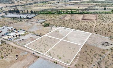 LOS ANDES - VENTA 4 TERRENOS DE 5.000m2 - PUERTO TERRESTRE