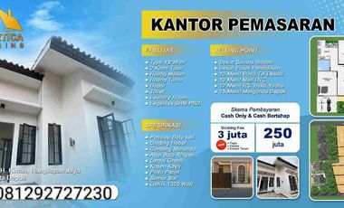 Dijual Rumah Ready Stok Indent di Pancoran Mas Depok