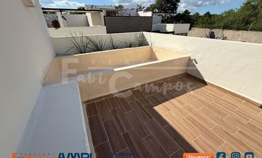 Casa en venta con rooftop en Cholul, Mérida Yucatán 2 recamaras