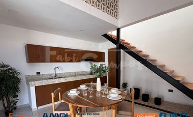 Casa en venta con rooftop en Cholul, Mérida Yucatán 2 recamaras