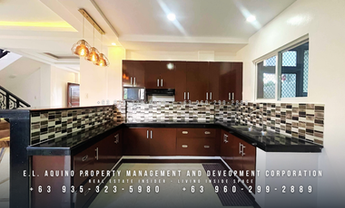 FOR RENT - 5 Bedroom Fully Furnished House with Pool for Rent in Secured Subdivision at Anunas Fil-Am Friendship Highway Angeles City Pampanga