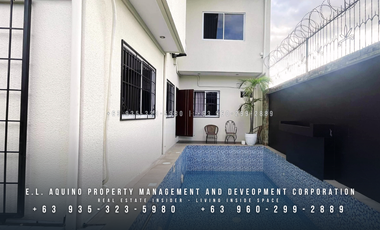 FOR RENT - 5 Bedroom Fully Furnished House with Pool for Rent in Secured Subdivision at Anunas Fil-Am Friendship Highway Angeles City Pampanga