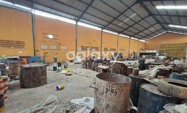 Dijual Cepat Gudang dan Pabrik Cat Nol Jalan Sukodono. Dekat Taman Krian, Sidoarjo.