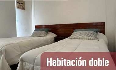 Hostal Quepay Servicios para Empresas - Hospedaje camas dobles con baño privado - Antofagasta, Chile