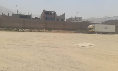 VENTA DE TERRENO INDUSTRIAL I3 EN HUACHIPA CAJAMARQUILLA