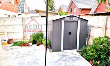 Se Vende Linda Casa Aislada de dos pisos, en Condominio Valle Molinos, altura paradero 10, comuna de La Cruz.