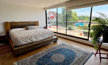 Penthouse en Venta de dos niveles en Tetelpan: alberca, 3 recámaras, iluminado, balcón.