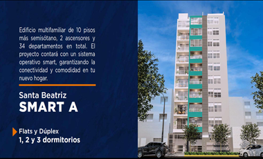 🏙️ Venta de Departamentos en Edificio Multifamiliar Smart A– Moderna Arquitectura y Excelentes Acabados. ¡Últimas 5 unidades disponibles!