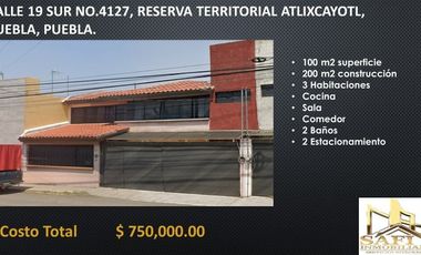 Casa en venta – La Noria, Puebla
