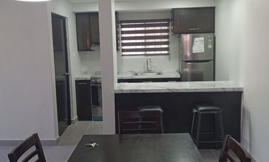 DEPARTAMENTO AMUEBLADO DE RENTA EN FRACCIONAMIENTO CALAFIA
