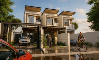 Rumah Baru Luas 188m2 di mainroad sersan bajuri cihideung akses dekat kampus UPI Setiabudi Lembang