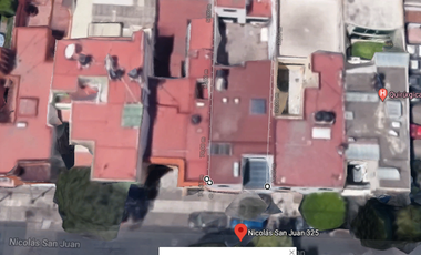 REMATO CASA EN LA COLONIA DEL VALLE NORTE, BENITO JUÁREZ, CDMX.