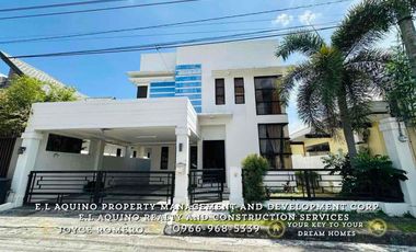 4 Bedrooms 2-Storey House with Pool for Rent Located in a secured subdivision in Barangay Amsic, Angeles City,Pampanga