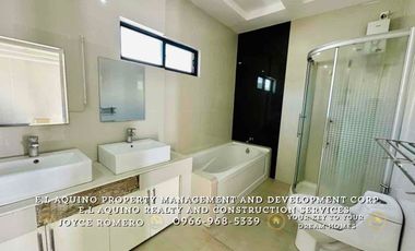 4 Bedrooms 2-Storey House with Pool for Rent Located in a secured subdivision in Barangay Amsic, Angeles City,Pampanga