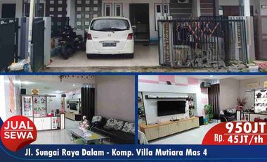 Rumah 1 ½ lantai siap huni kota Pontianak di serdam