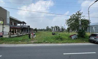 Tanah Premium SHM Tepi Jl Pandowoharjo Utara Resto Jejamuran - Bisa Cash Tempo