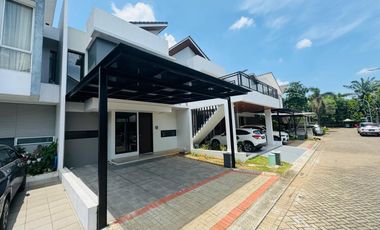 Rumah baru siap huni fully furnished di Bintaro Discovery Aluvia sektor 9 Bintaro