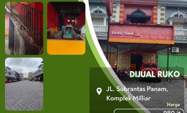 Ruko dijual di Tuah Karya, Tuah Madani, Pekanbaru, Binawidya, Riau