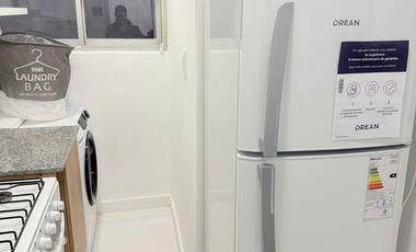 Dos ambientes con balcón saliente, centro. Mar del Plata.