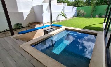 CASA EN VENTA EN CAMPO DE GOLF PROVINCIA MERIDA DISEÑO INNOVADOR