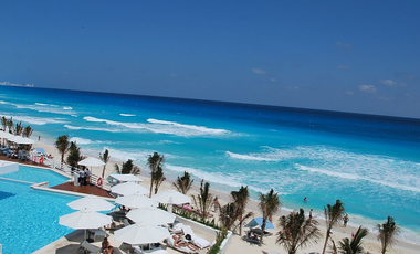 Espectacular PH frente al mar en Cancún