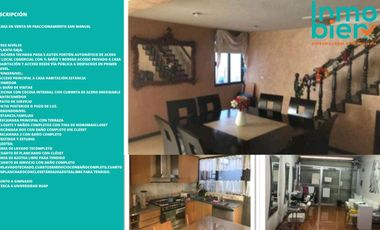 CASA EN VENTA ZONA SAN MANUEL