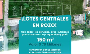 Venta de lote en Rozo