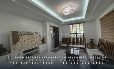 3 Bedroom Fully Furnished House for Rent at Telabastagan City of San Fernando Pampanga inside a secured subdivision