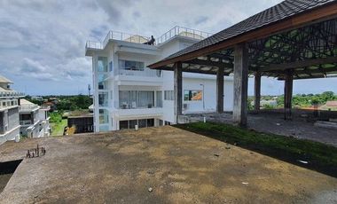 Freehold - Prime 543 sqm Land with Stunning Garuda Wisnu Kencana View & 80% Completed 3-Storey Home on it at an Exclusive Gated Community - BALI